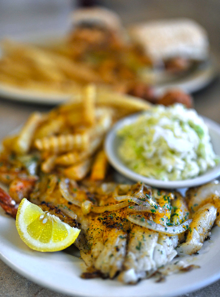Grilled Grouper and Shrimp Plate 2 | Atlanta Highway Seafood Market